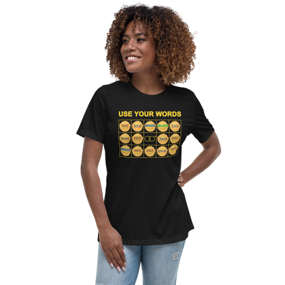 Women's Crew Neck Use Your Words ORBS T-Shirt