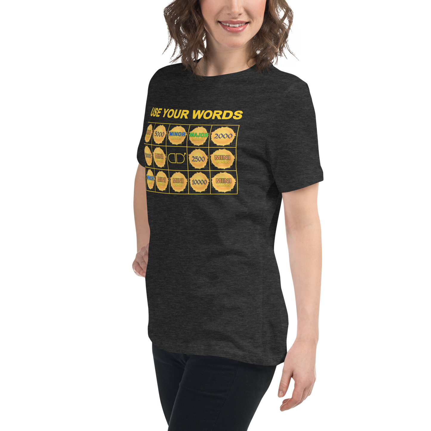 Women's Crew Neck Use Your Words ORBS T-Shirt