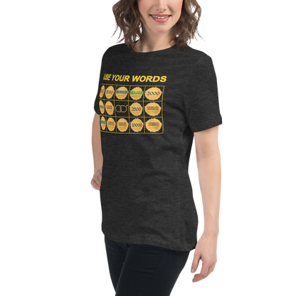 Women's Crew Neck Use Your Words ORBS T-Shirt