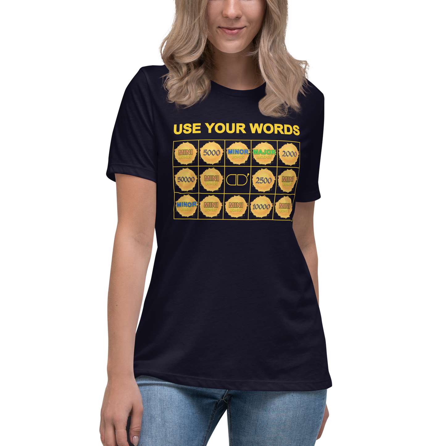 Women's Crew Neck Use Your Words ORBS T-Shirt