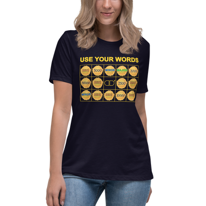 Women's Crew Neck Use Your Words ORBS T-Shirt