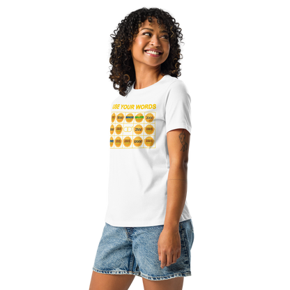 Women's Crew Neck Use Your Words ORBS T-Shirt